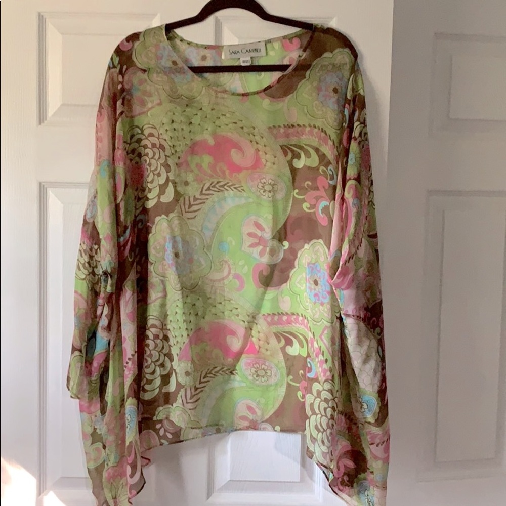 Sarah Campbell Kimono style top